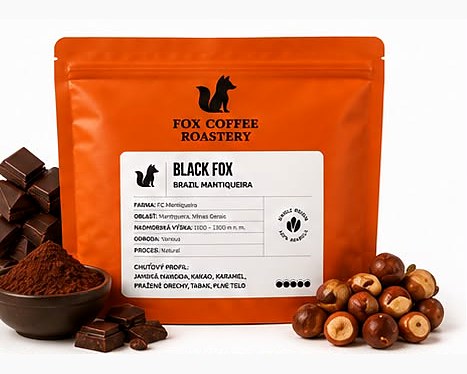 Black Fox, zrnková káva od Fox Coffee Roastery
